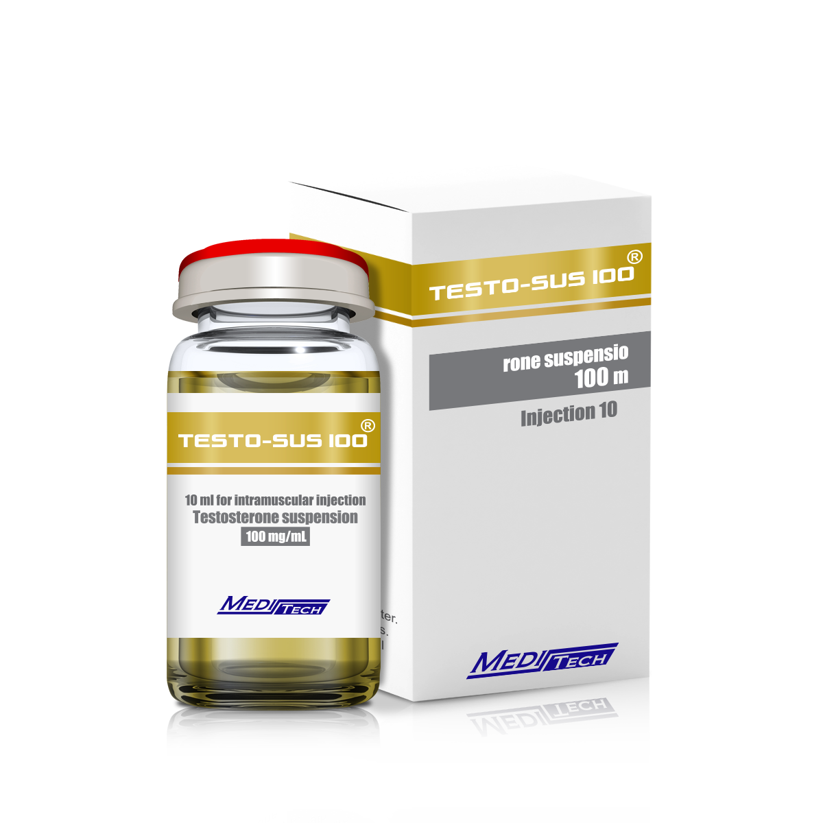 TESTO-SUS 100 (Testosterone Suspension 100 mg/ml) 10 ml vial